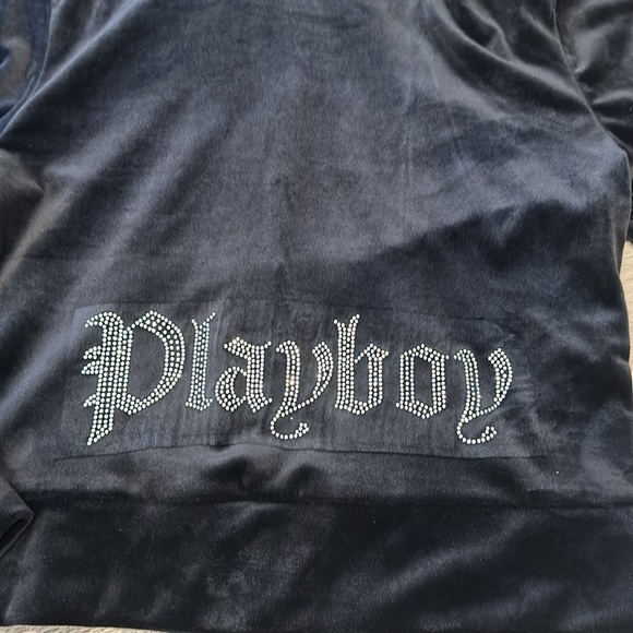 PLAYBOY Black Hoodie Sweater Size M - Picture 4 of 5
